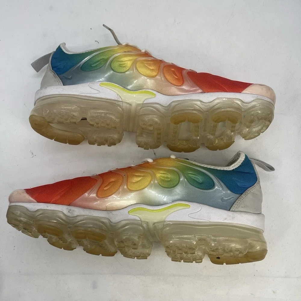 Nike Air Vapormax Plus Shoes Mens 11 Multicolor Rainbow Sneakers 924453-103
